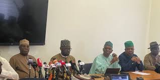 ATIKU, EL-RUFAI, OTHERS ADDRESS JOINT NEWS BRIEFING ON STATE OF EMERGENCY IN RIVERS STATE