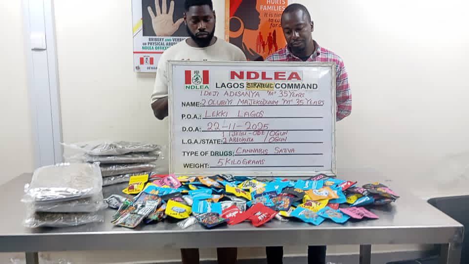 2 Suspects Detained for Distribution of Hard Drugs Packaged as Christmas Cookies Via WhatsApp