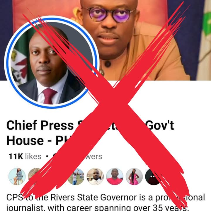FUBARA'S CPS ABANDONS FB PAGE DUE TO REPEATED HACKING, CREATES NEW ONE