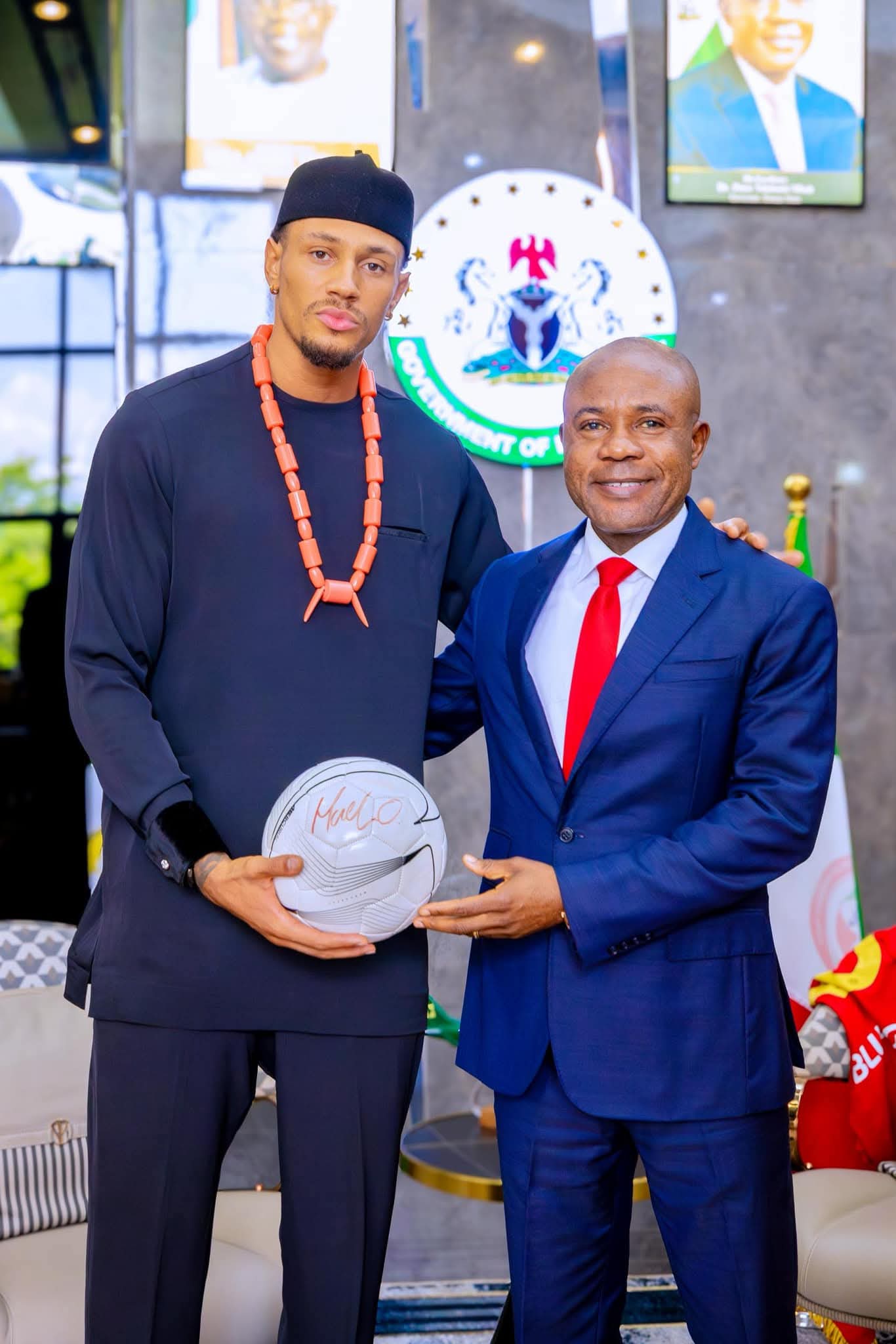 SUPER EAGLES GOALKEEPER, EBUKA OKOYE, APPOINTED ENUGU STATE AMBASSADOR