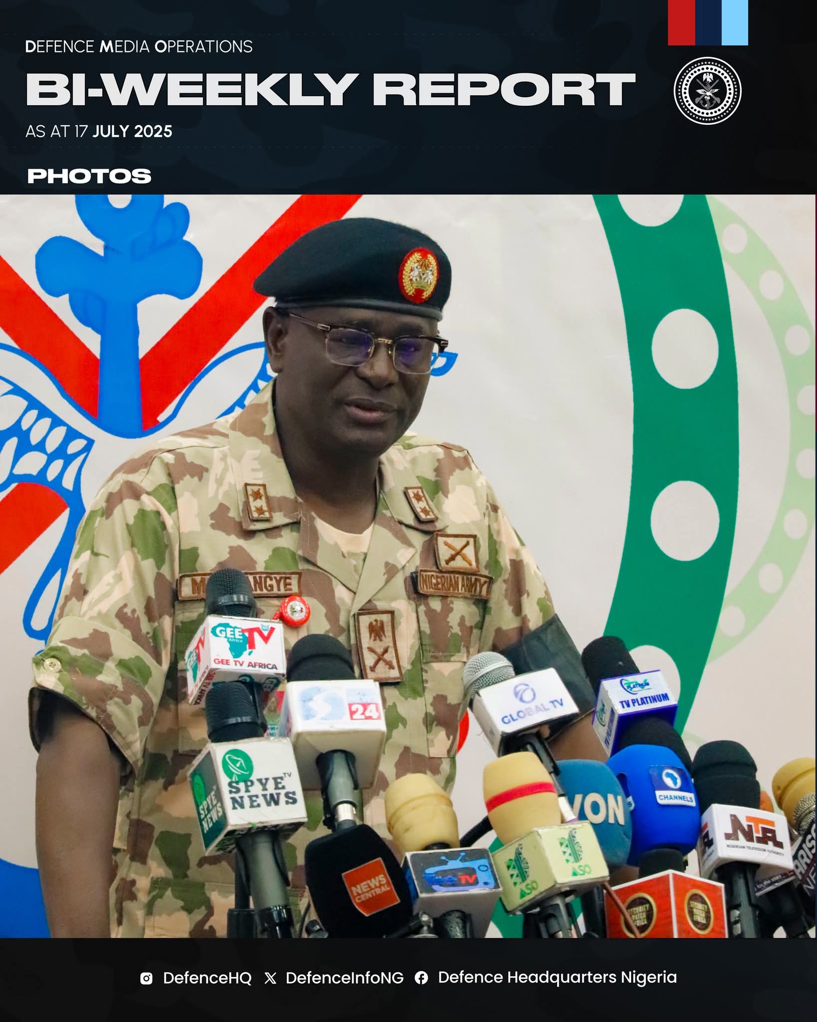 TERRORISTS ATTEMPT TO BRIBE TROOPS IN PLATEAU - DHQ