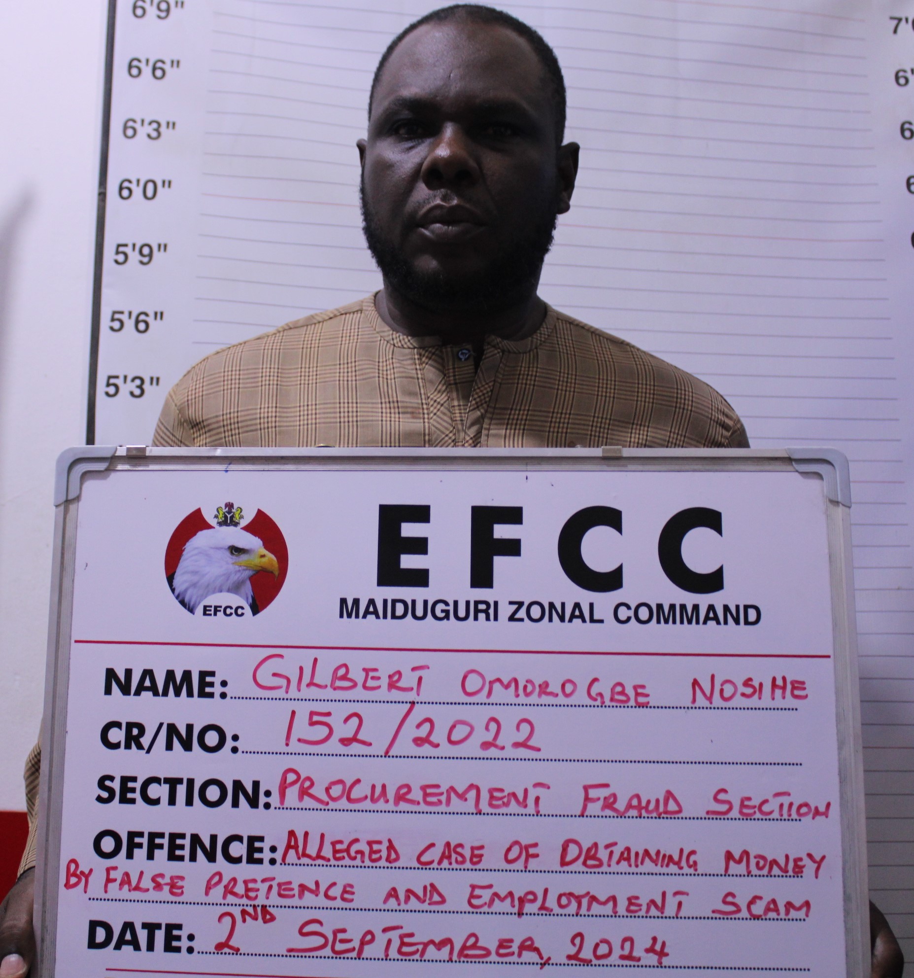 COURT JAILS MAN OVER N1.1M EMPLOYMENT FRAUD IN MAIDUGURI