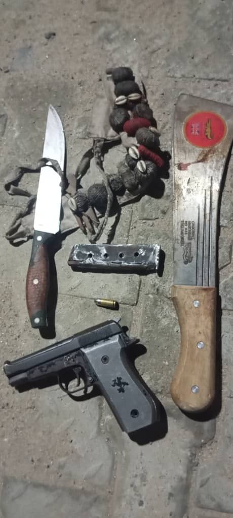 POLICE FOIL ATTEMPTED  ROBBERY, RECOVER FIREARM, AMMUNITION