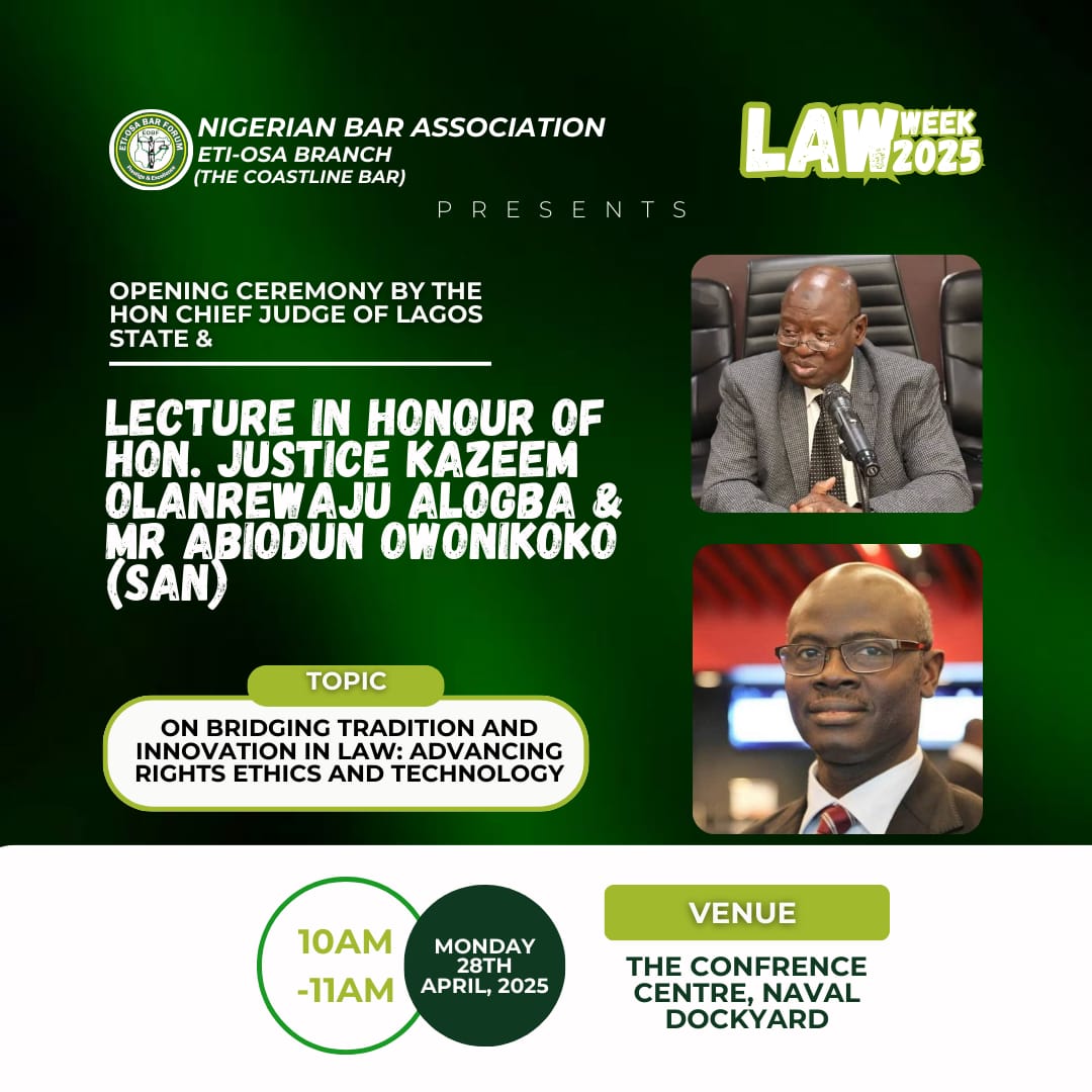 NBA, ETI-OSA BRANCH PLANS BIG FOR 2025 LAW WEEK