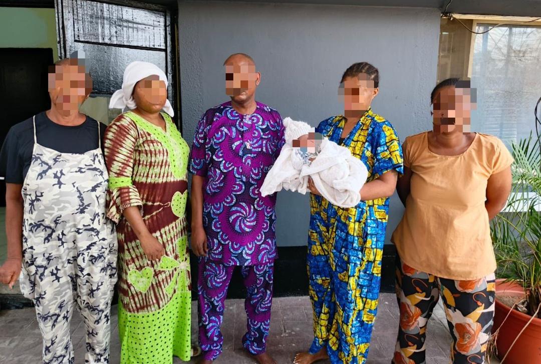 LAGOS POLICE ARREST GUARDIAN, FOUR OTHERS OVER THEFT OF TWO-WEEK OLD BABY