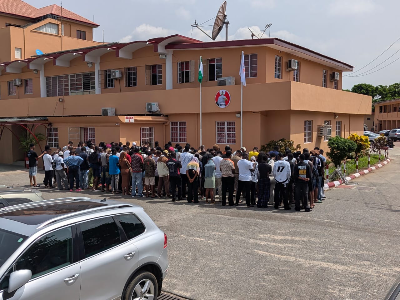 EFCC PARADES 120 SUSPECTED INTERNET FRAUDSTERS ARRESTED IN LAGOS