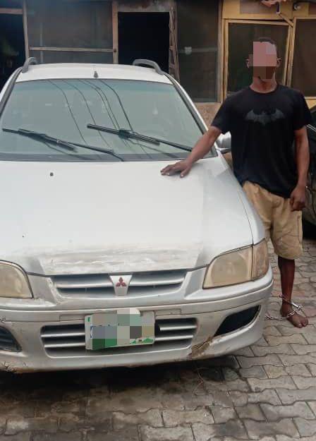 LAGOS POLICE ARREST MAN FOR STEALING NEIGHBOUR’S CAR IN OGUN STATE
