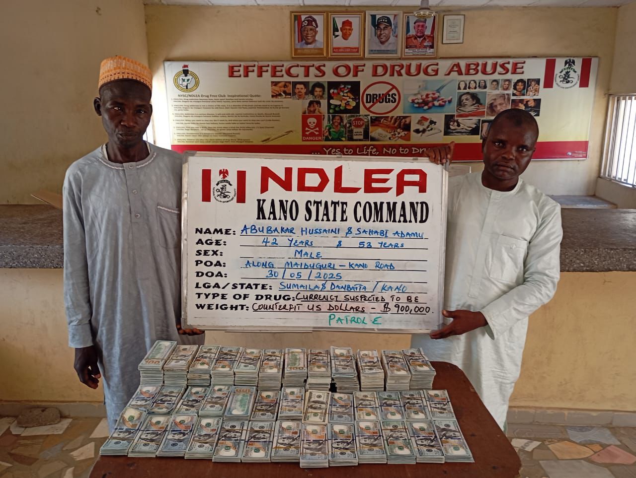 NDLEA BURST SYNDICATE BEHIND COCAINE SMUGGLING THROUGH HAJJ PILGRIMS, ARREST 3 IN KANO