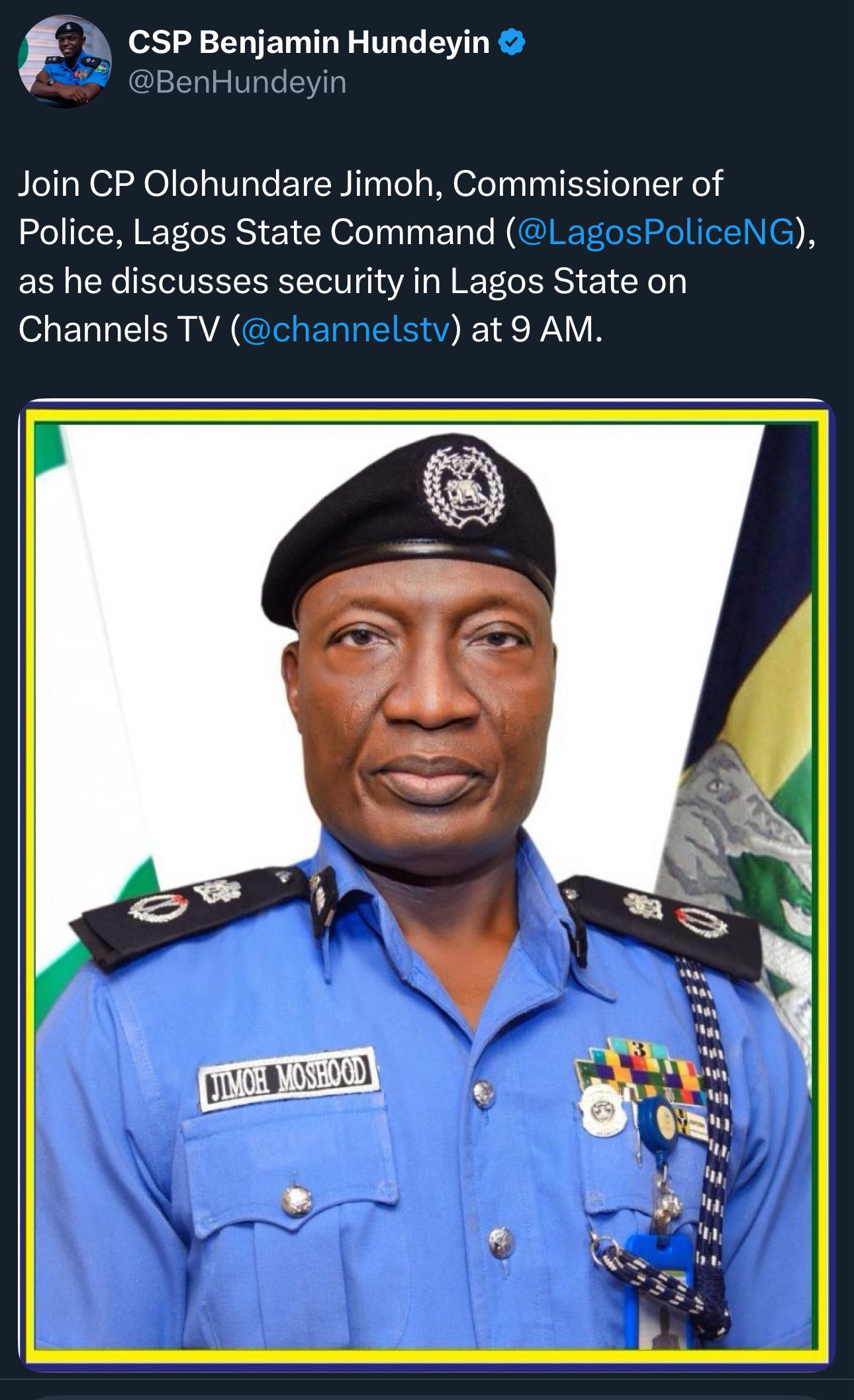 PASTOR ADEFARASIN BROKE THE LAW BY POINTING STUN GUN AT ANOTHER PERSON - LAGOS CP