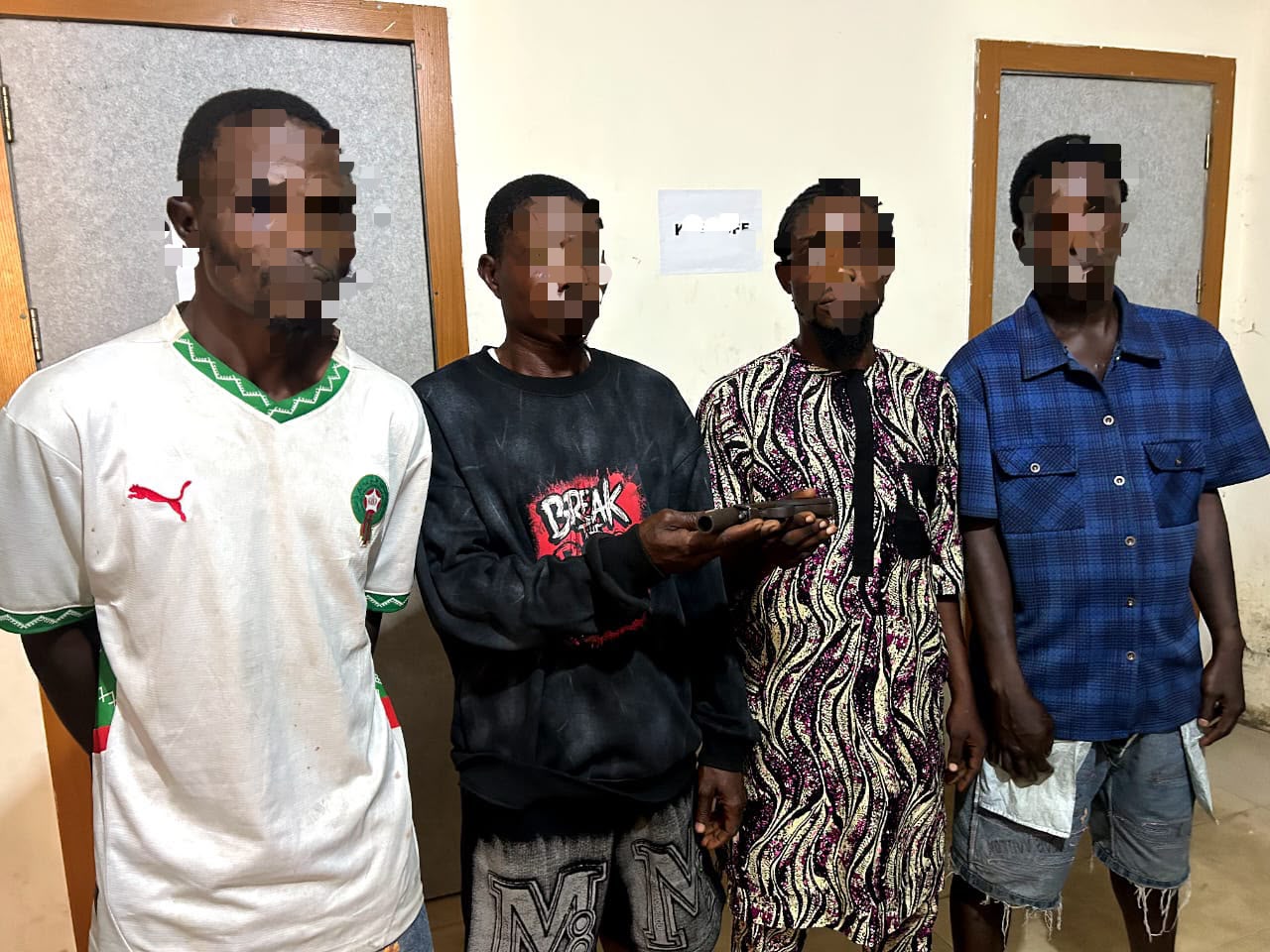 Police Arrest 4 Suspected Cultists, Recover Firearm in Lekki-Ajah Axis