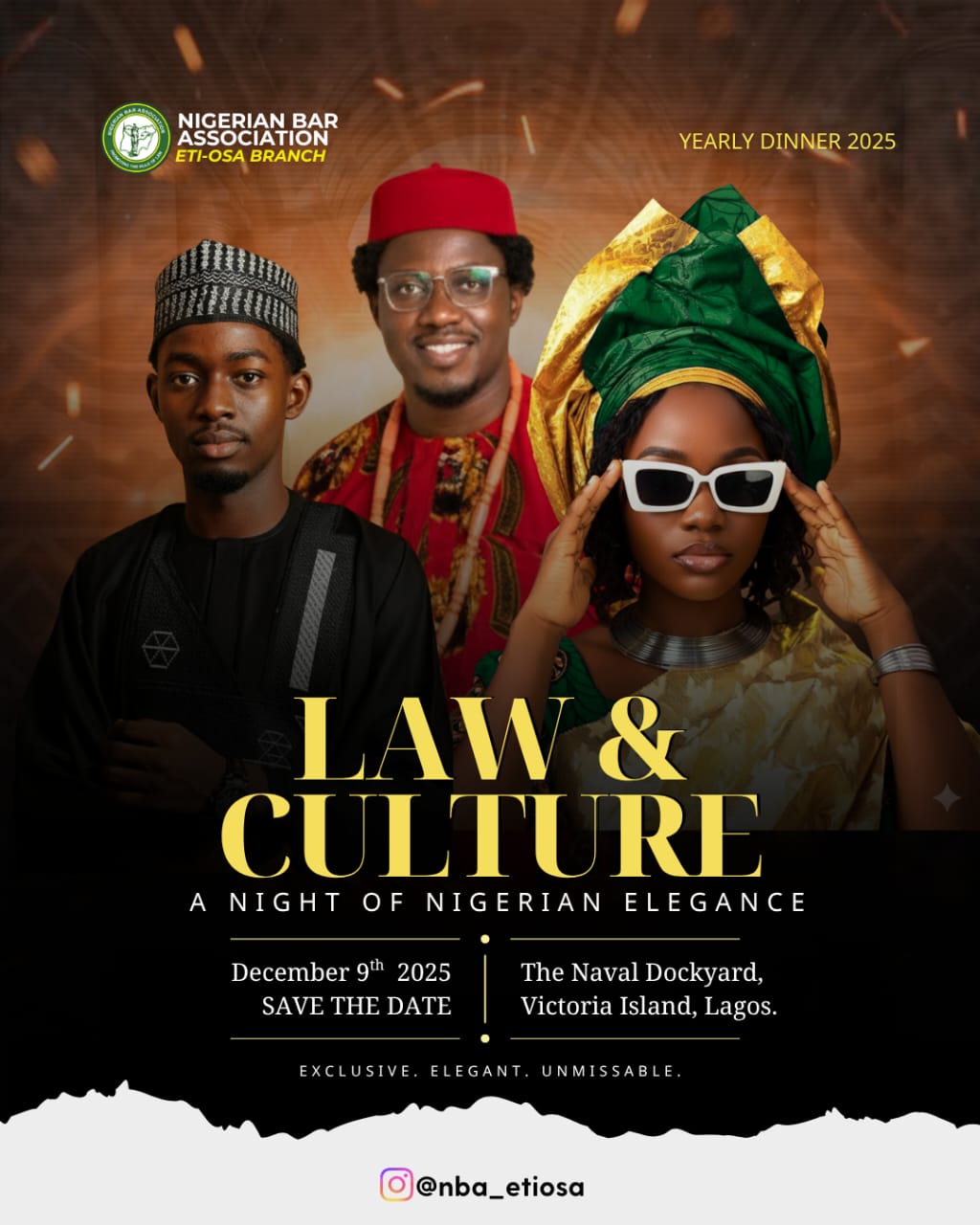 NBA Eti-Osa Branch Celebrates Night of Elegance, Networking and Entertainment at 2025 Special Dinner