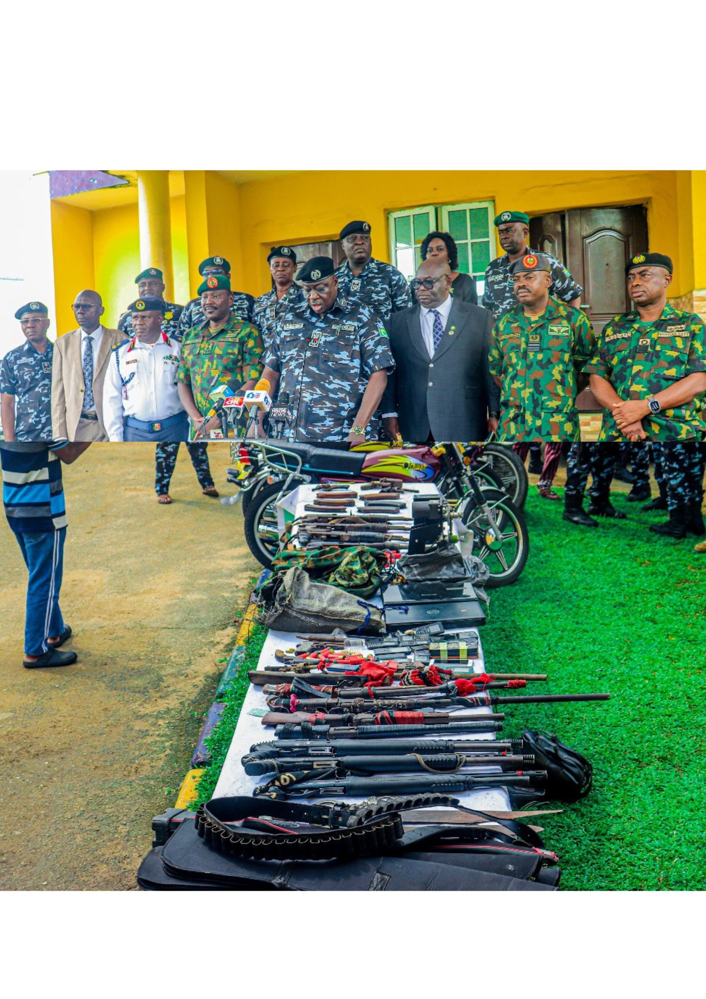 JOINT SECURITY TEAM ARREST 14 SUSPECTED KIDNAPPERS, INCLUDING 6 AK-47 ARMED HERDERS IN RIVERS STATE