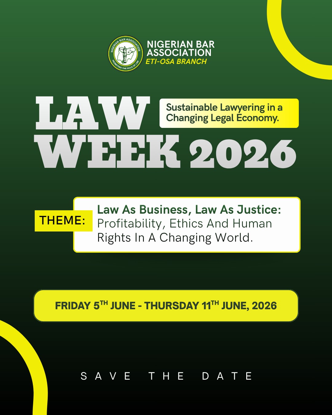 2026 Law Week: NBA Eti-Osa Advocates Knowledge Transfer Between Nigeria and Canada