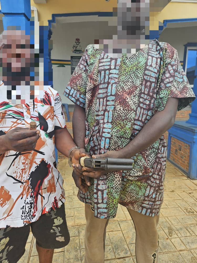 Police Arrest Two Suspects for Unlawful Possession of Firearm