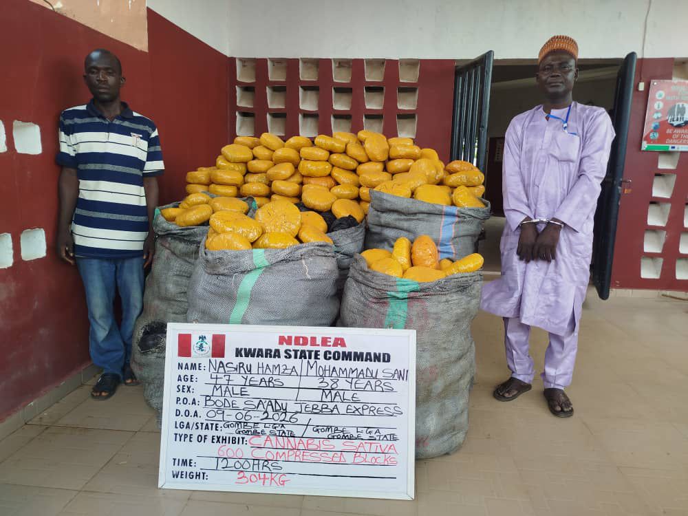 NDLEA Intercepts Hard Drugs Concealed in Gas Cylinder, Nabs Female Dealer in Abia (VIDEO)