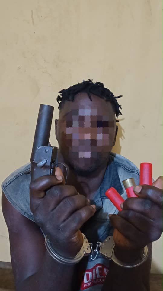 Police Detains Suspected Cultist Caught With Firearm, Ammunition in Ogun State