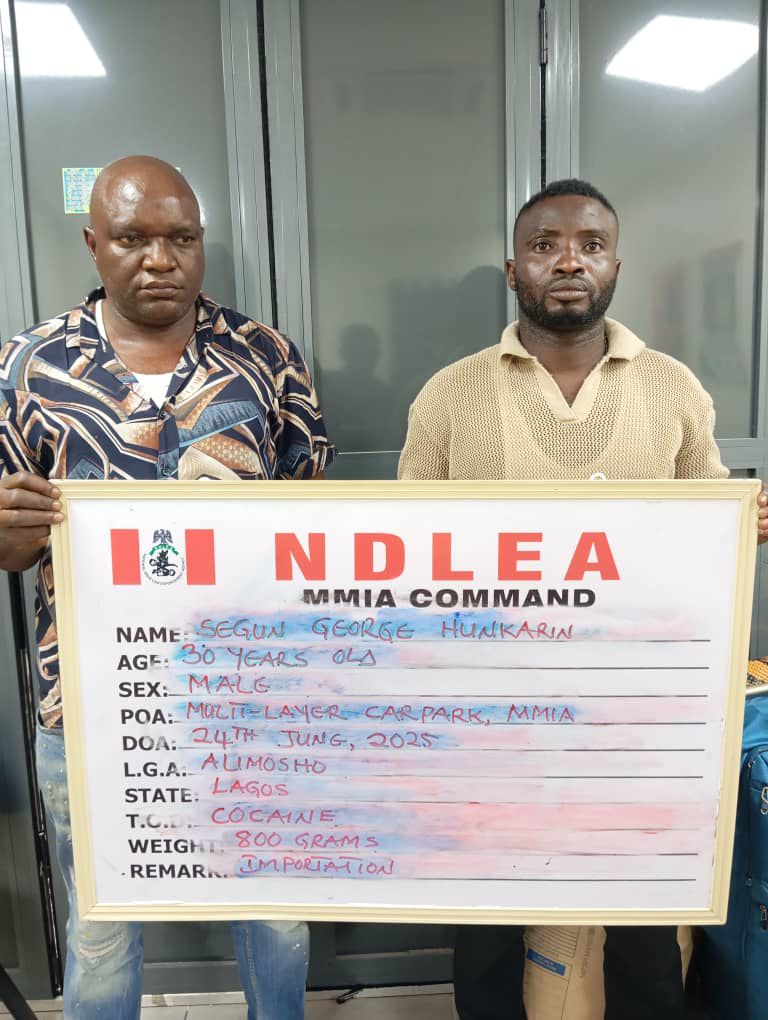 NDLEA ARREST EX-INTERNATIONAL FOOTBALLER FOR COCAINE SMUGGLING