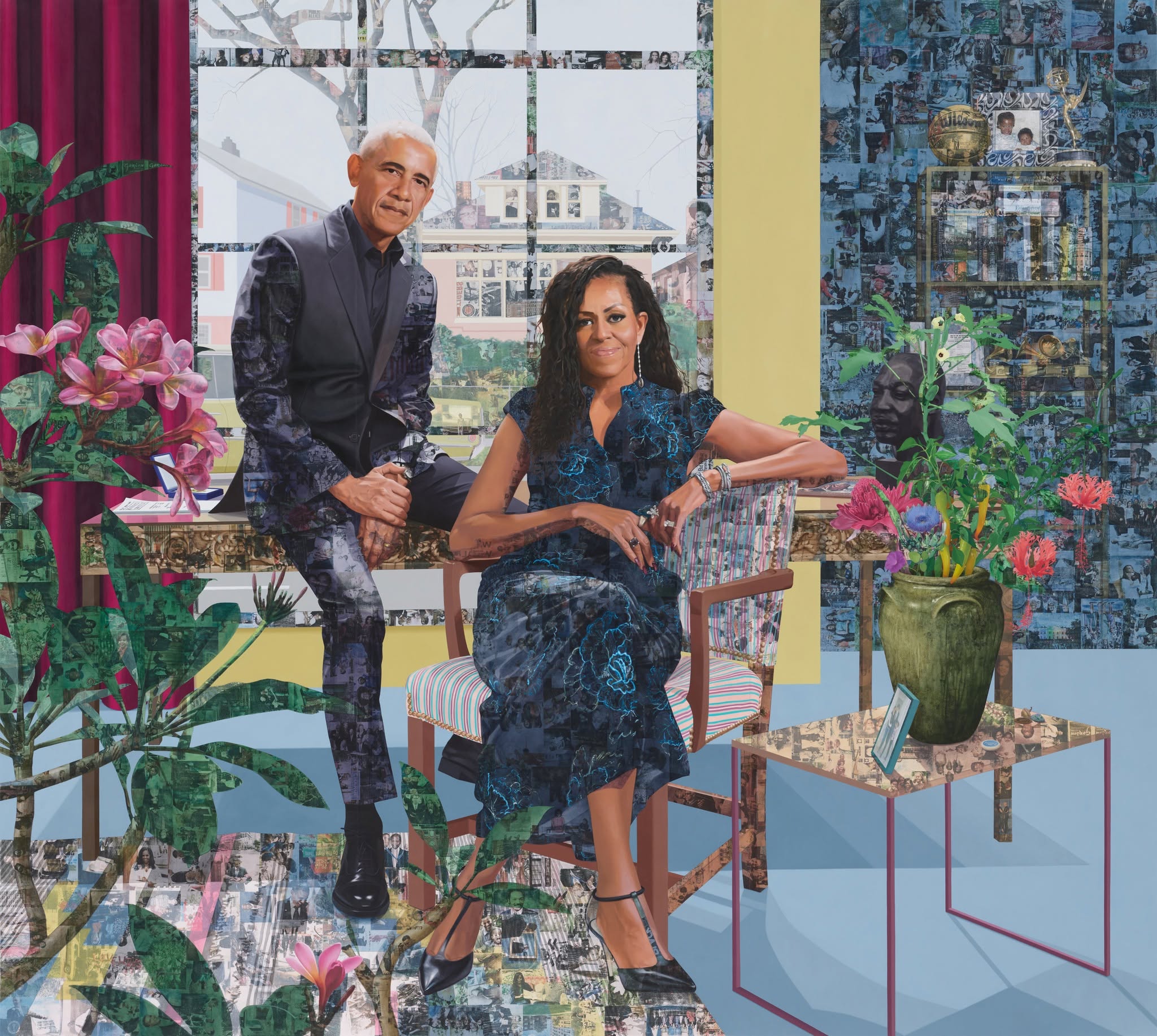 Portrait by Nigerian Artist Unveiled at Obama Presidential Center, Chicago