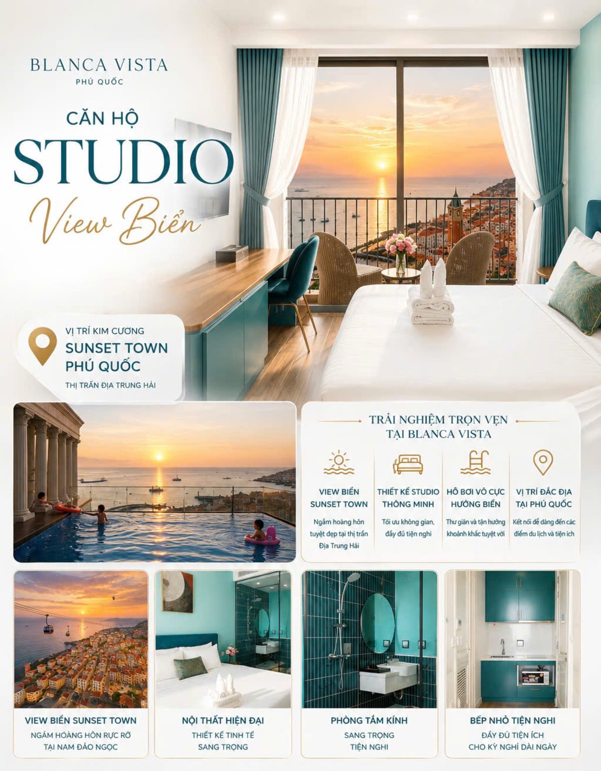 Blanca Vista Apartment — Sky Pool & ocean view
