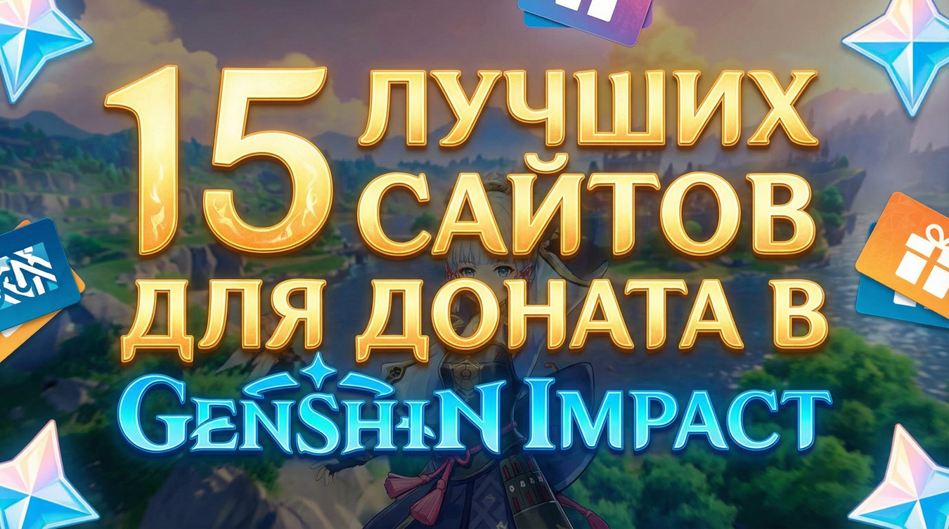 15 лучших сайтов для доната в Genshin Impact
