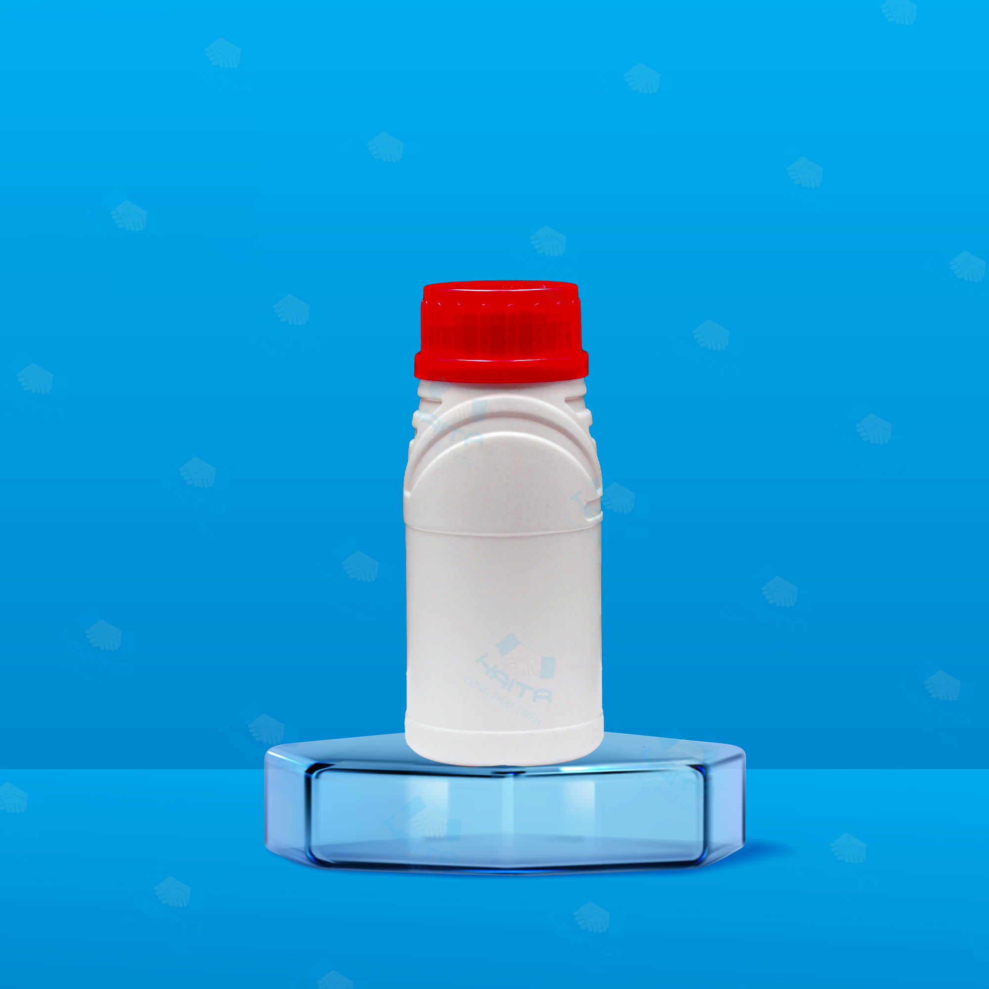 Chai HDPE tròn 250ml Ø44