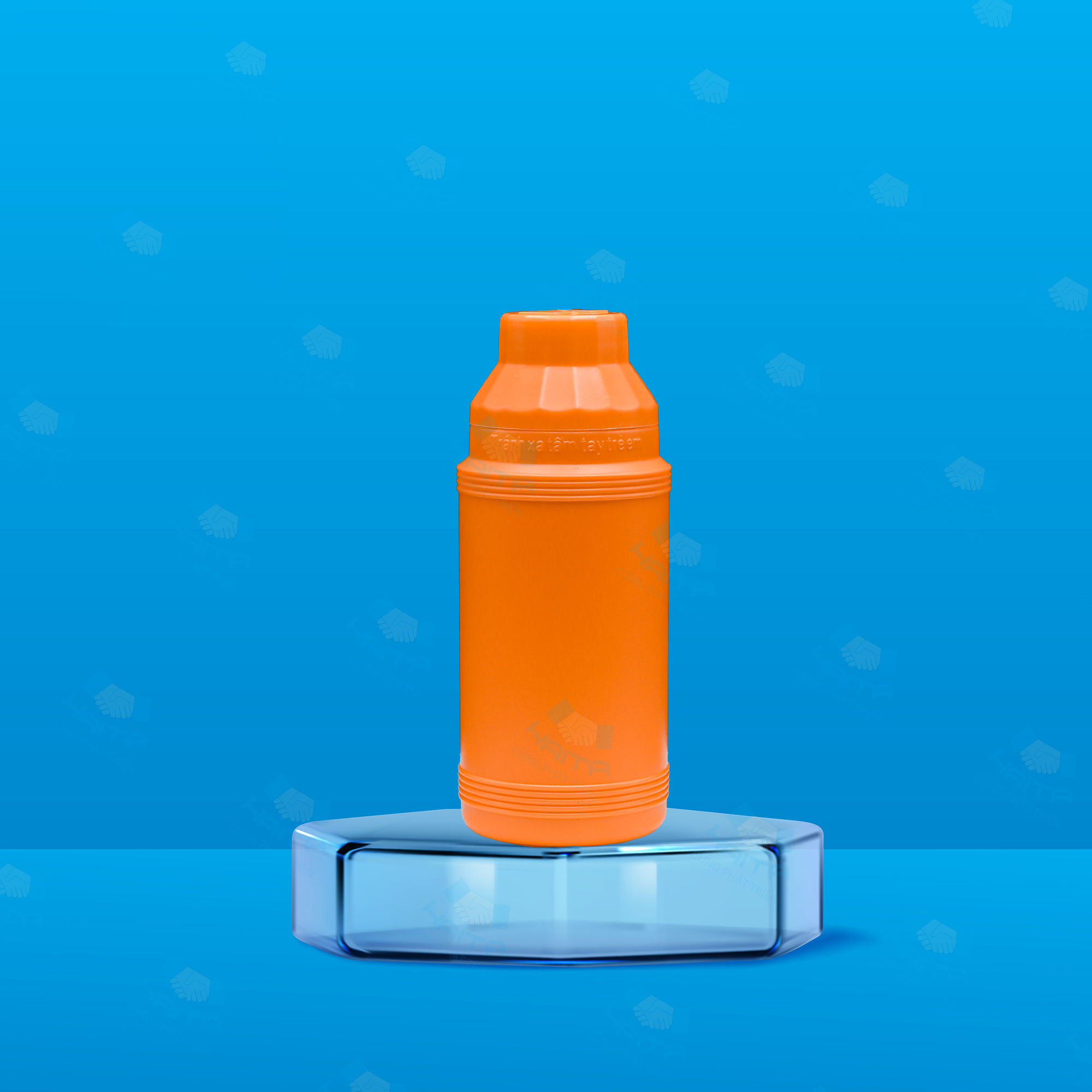 Chai HDPE tròn 300ml SYDNEY Ø35