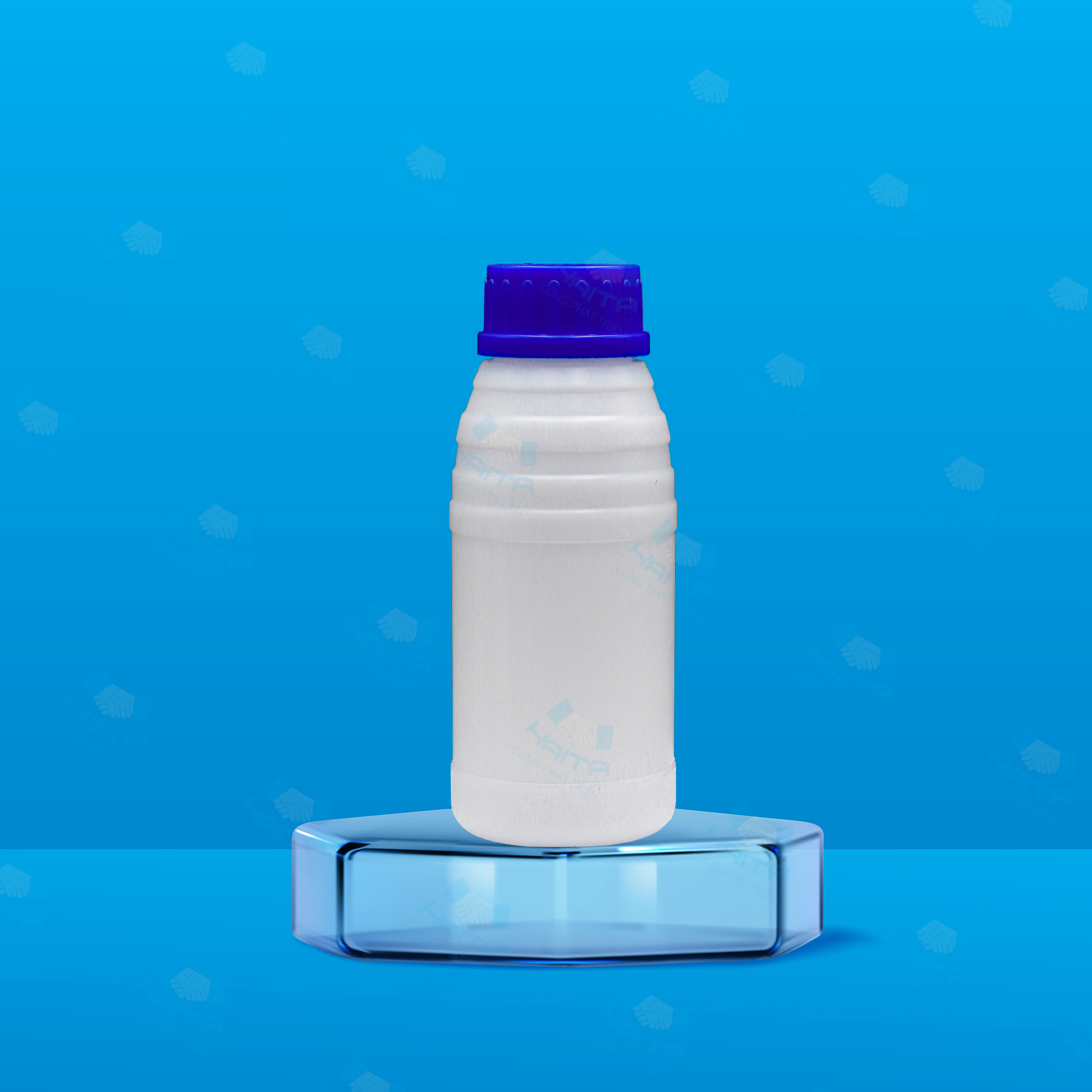 Chai HDPE tròn 450ml Ø44
