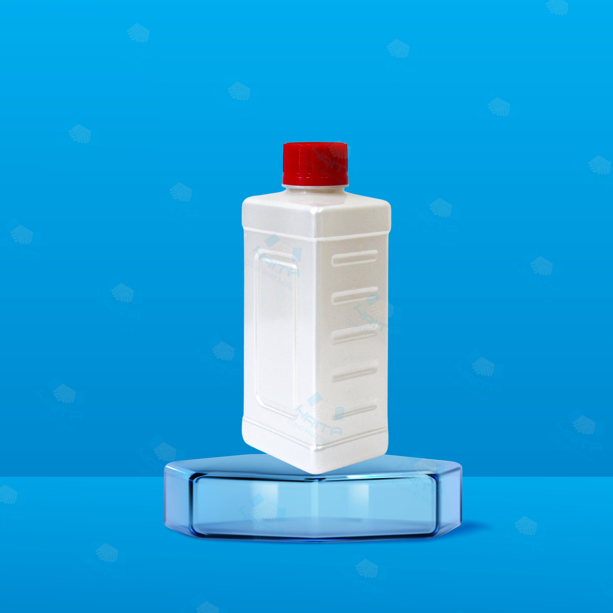 Chai PET vuông 500ml Ø35