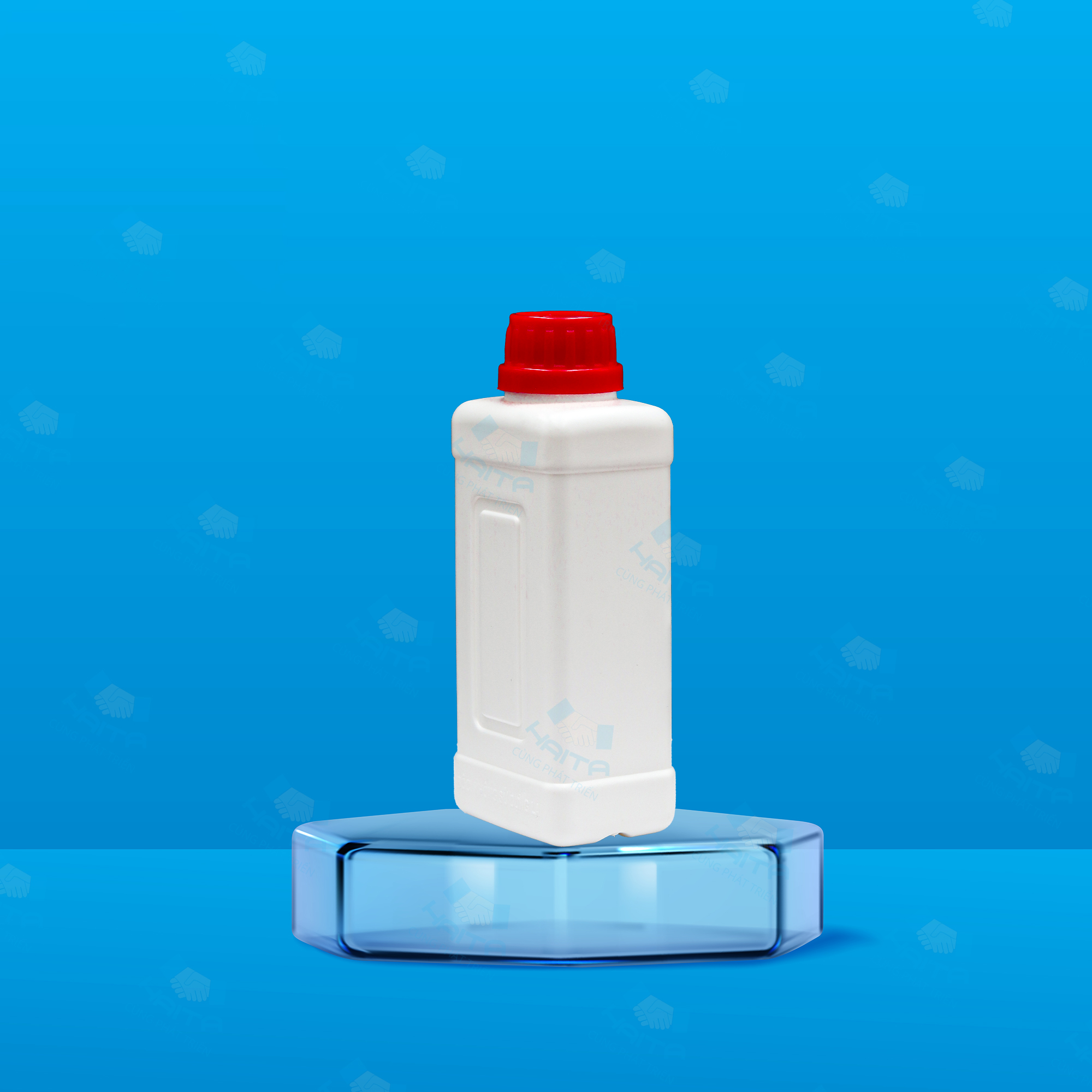 Chai HDPE vuông 250ml Ø28