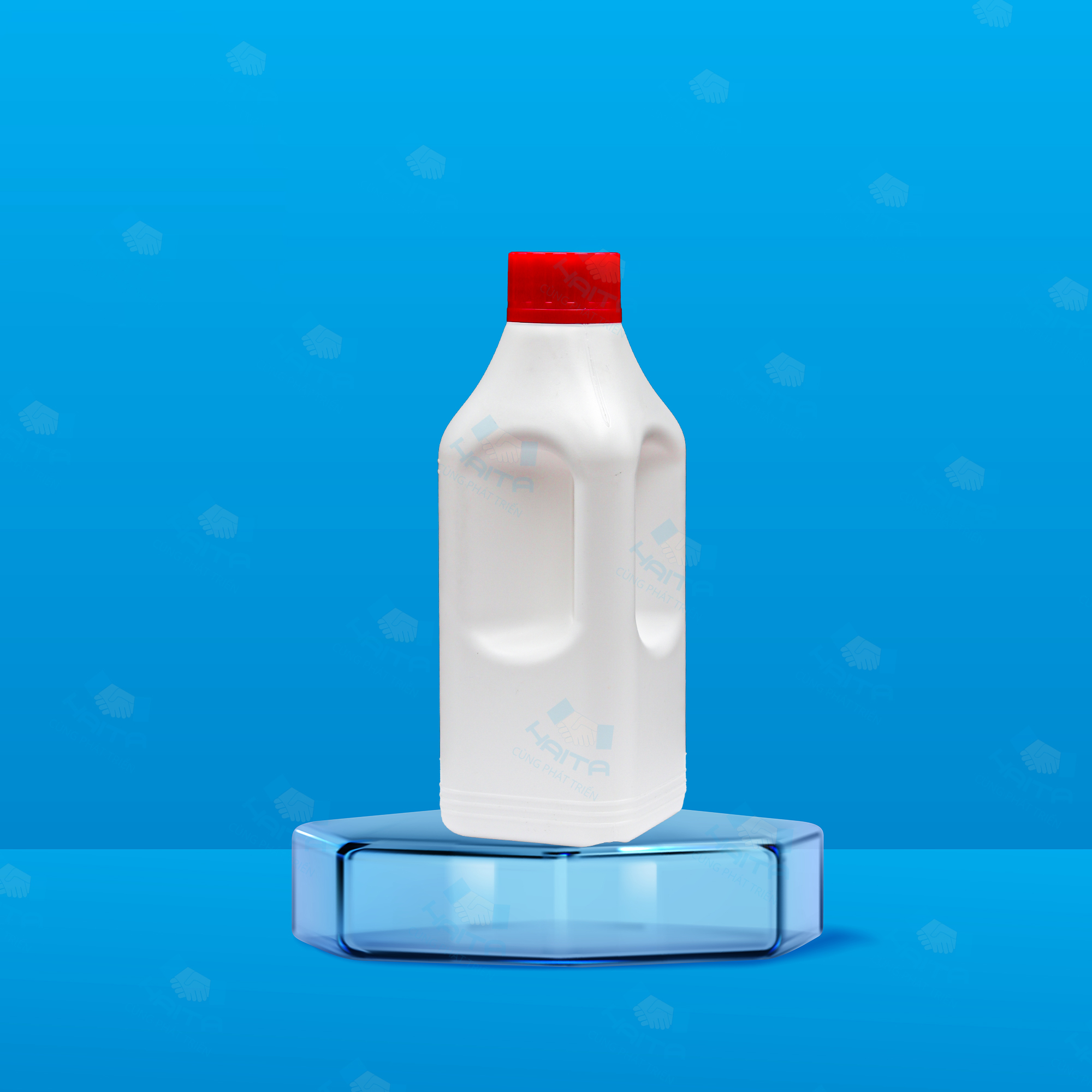 Chai HDPE vuông 500ml Ø35