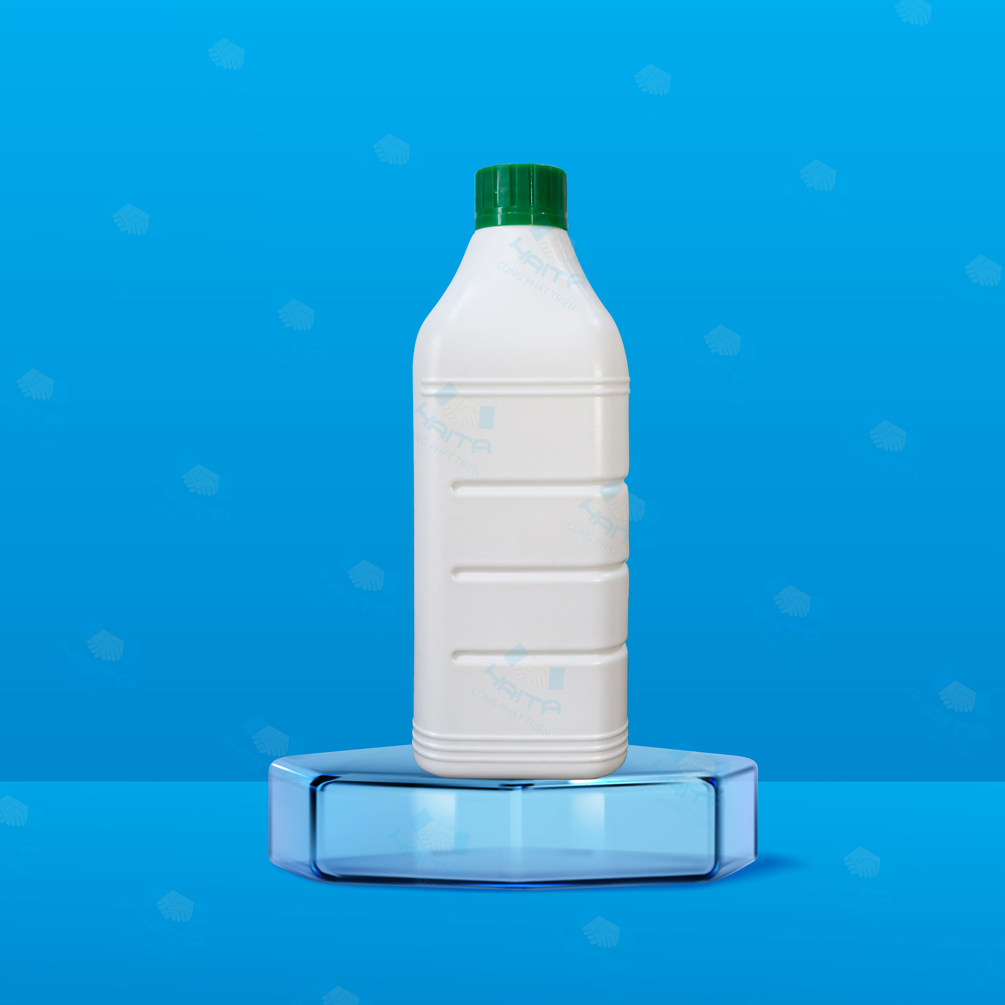 Chai HDPE vuông 1 Lít Ø35