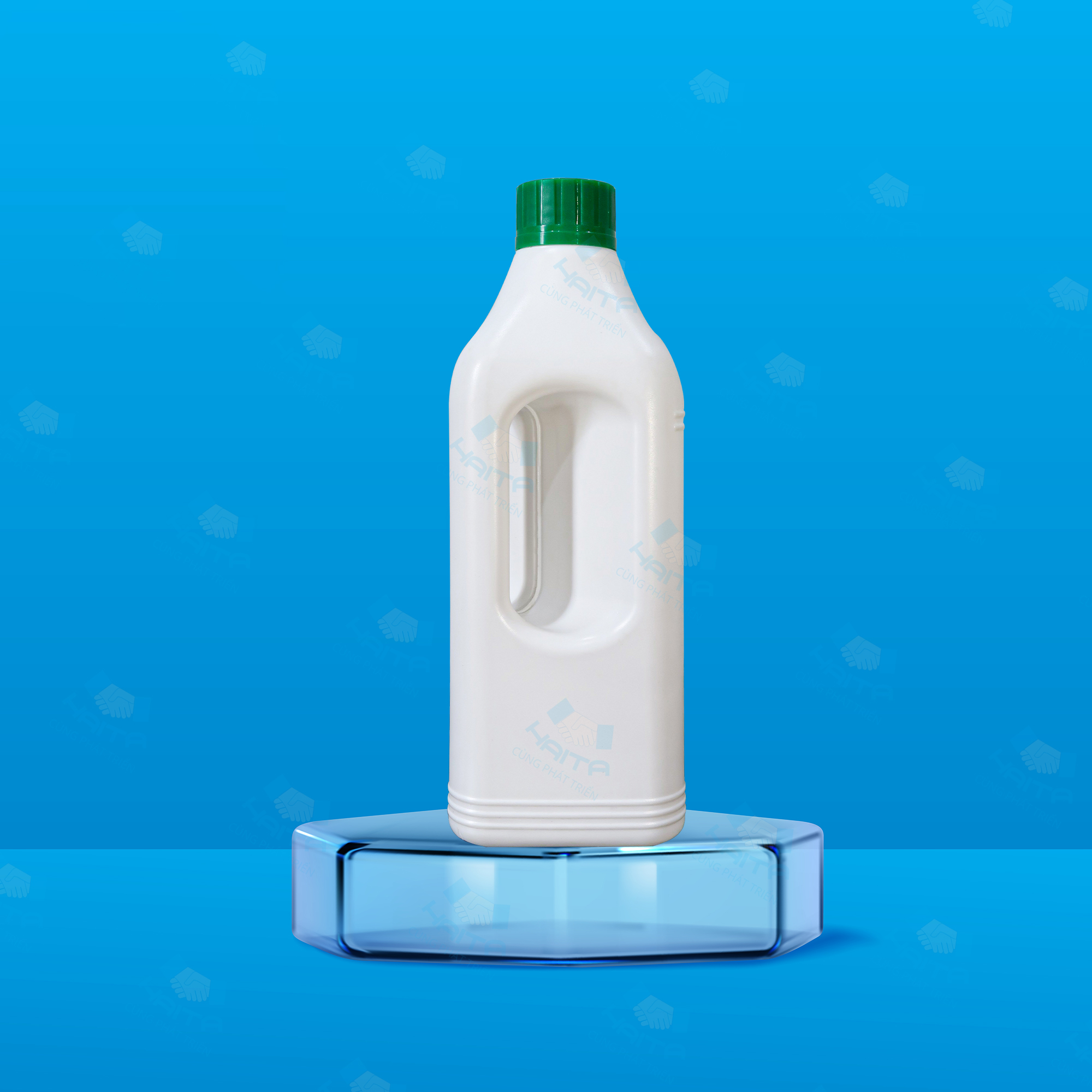 Chai HDPE vuông 1 Lít Ø35
