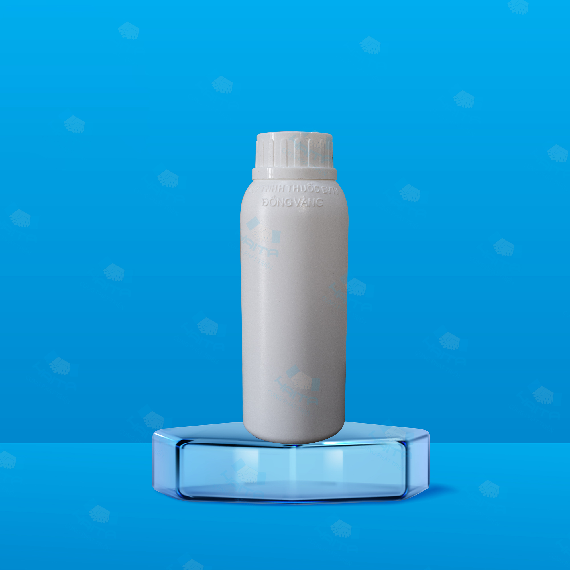 Chai HDPE tròn 500ml DOPESCO Ø44