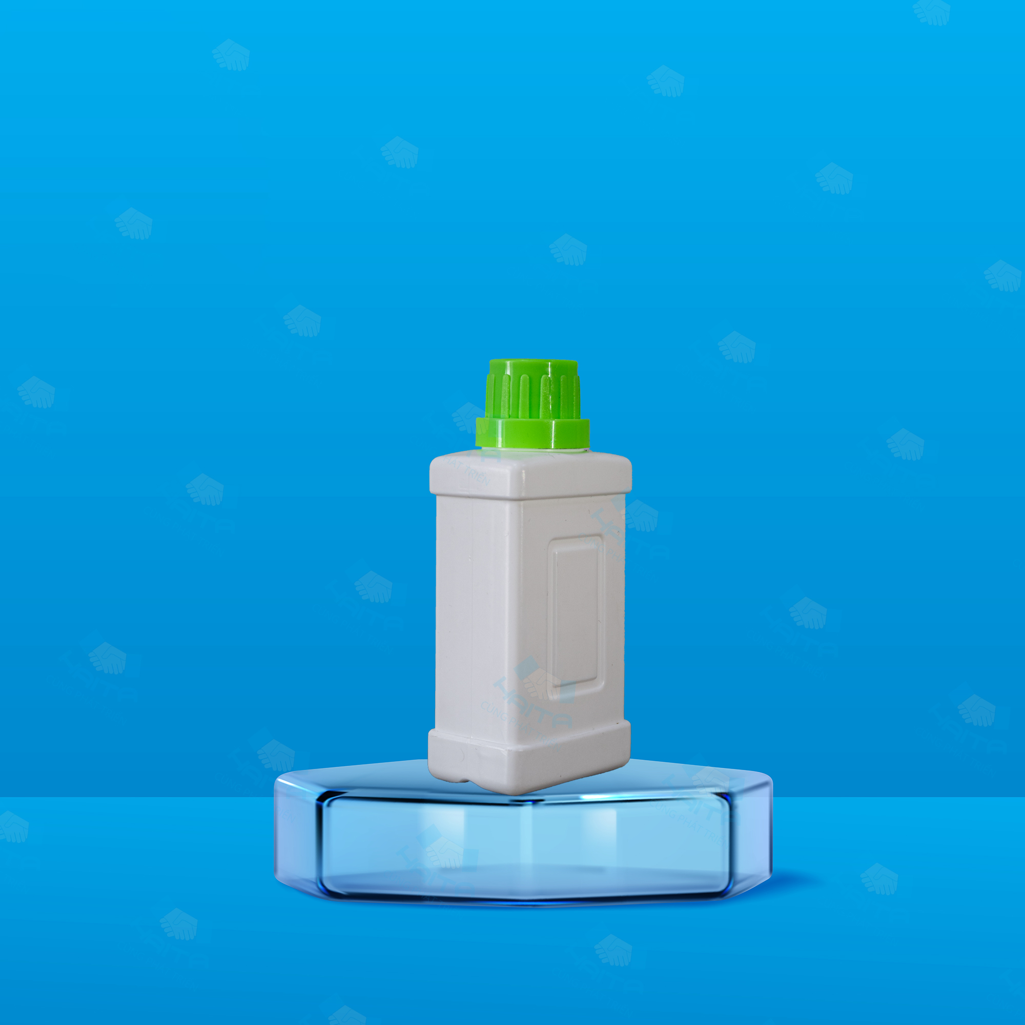 Chai HDPE vuông 100ml Ø22