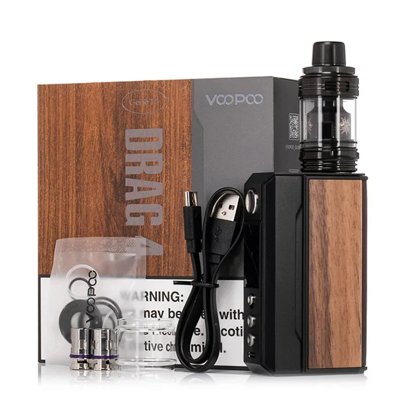 VOOPOO Drag 4 - Gun Metal & Rosewood