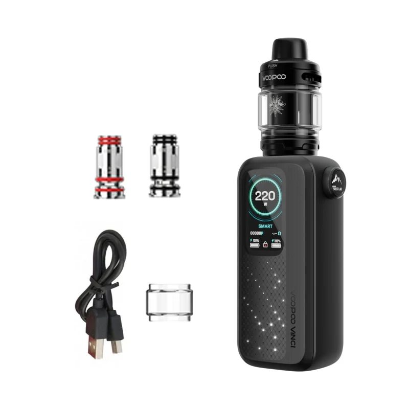 VooPoo Vinci Spark 220 Kit Midnight Black