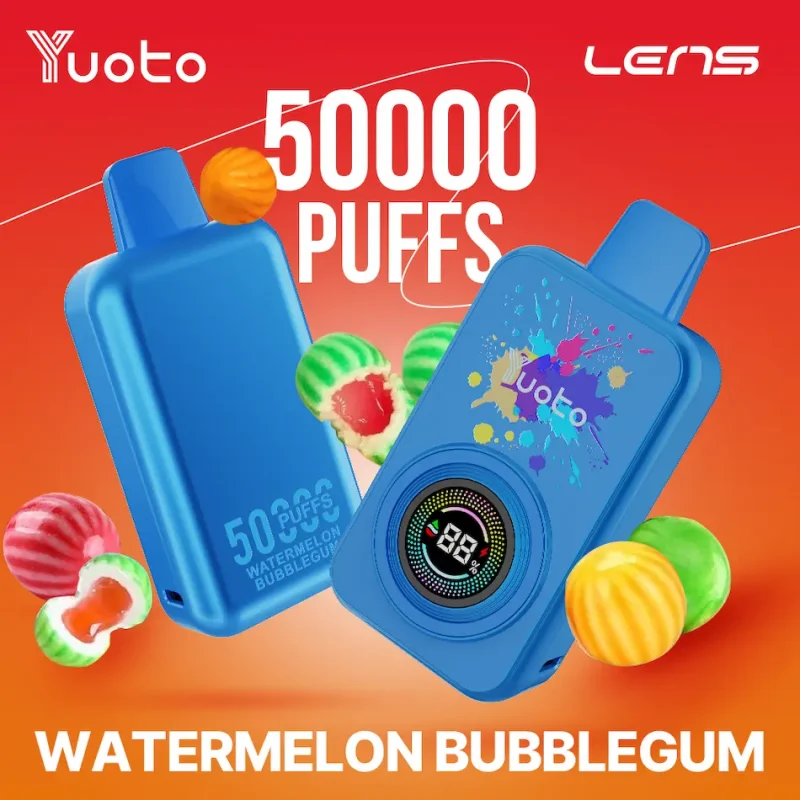 Watermelon Bubblegum Yuoto Lens 50K Puffs