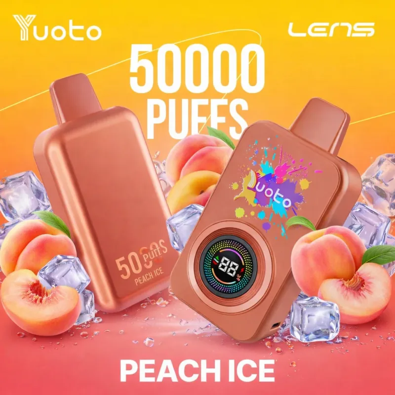 Peach Ice Yuoto Lens 50K Puffs