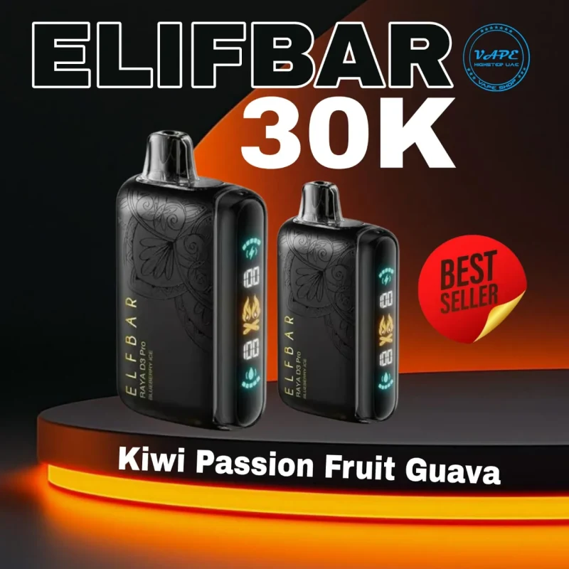 Kiwi Passion Fruit Guava Elfbar Raya D3 Pro
