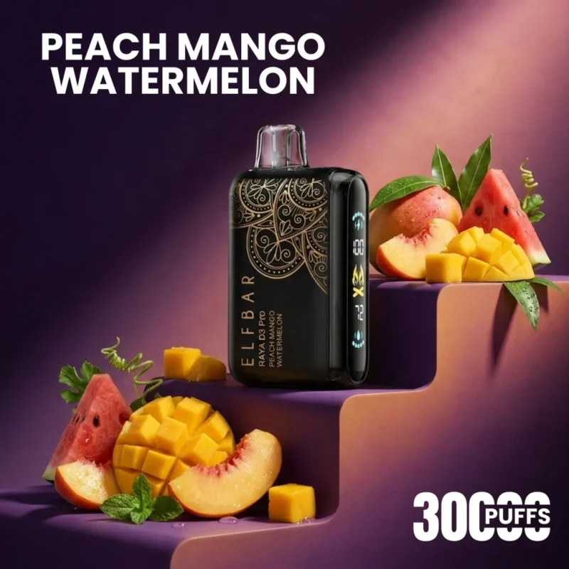 Peach Mango Watermelon Elfbar Raya D3 Pro