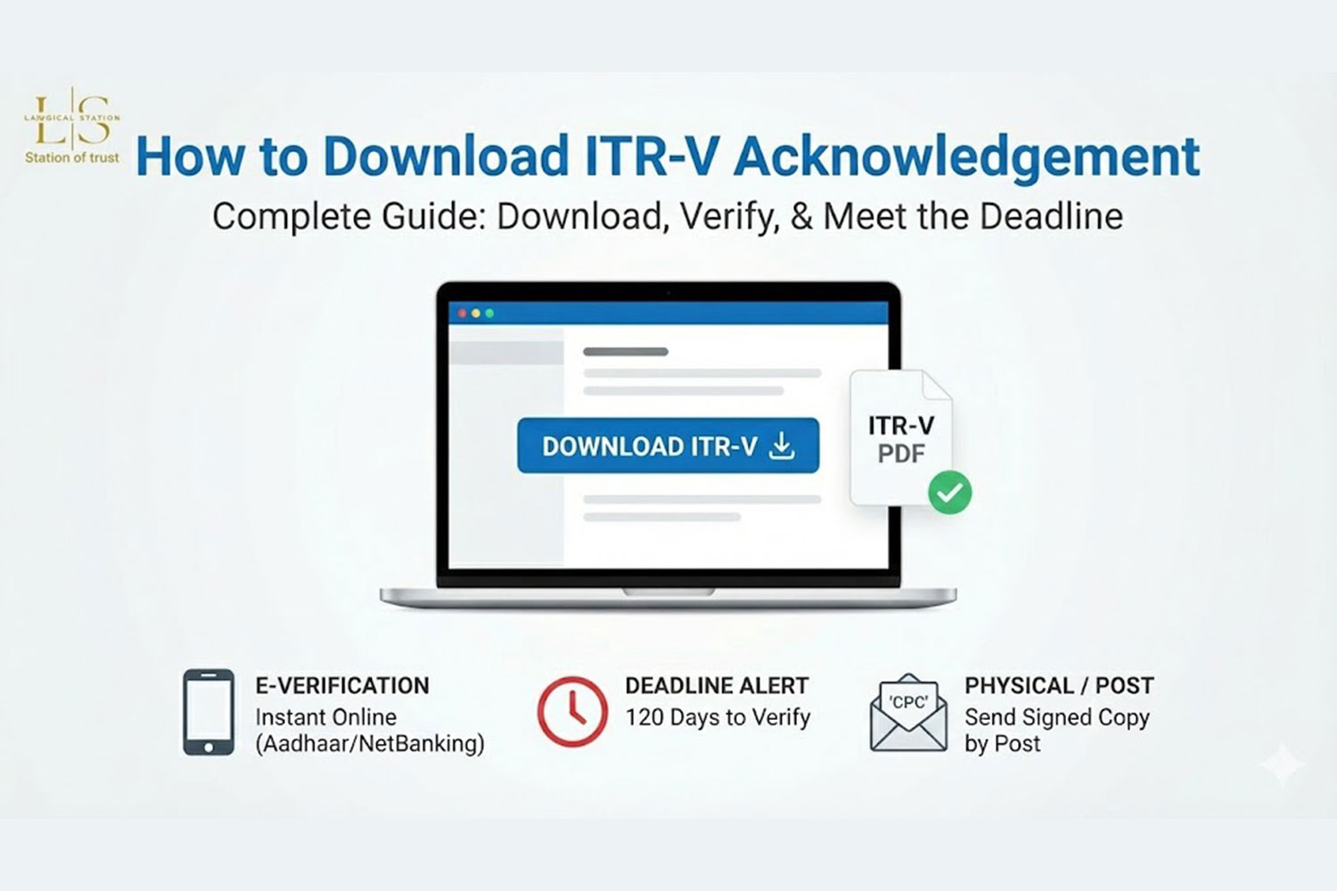 How to Download ITR-V Acknowledgement After Filing Income Tax Return