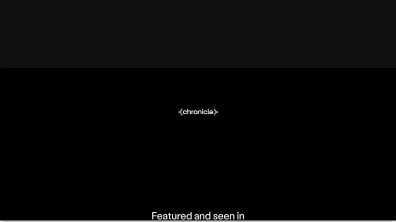 Screenshot of Chronicle