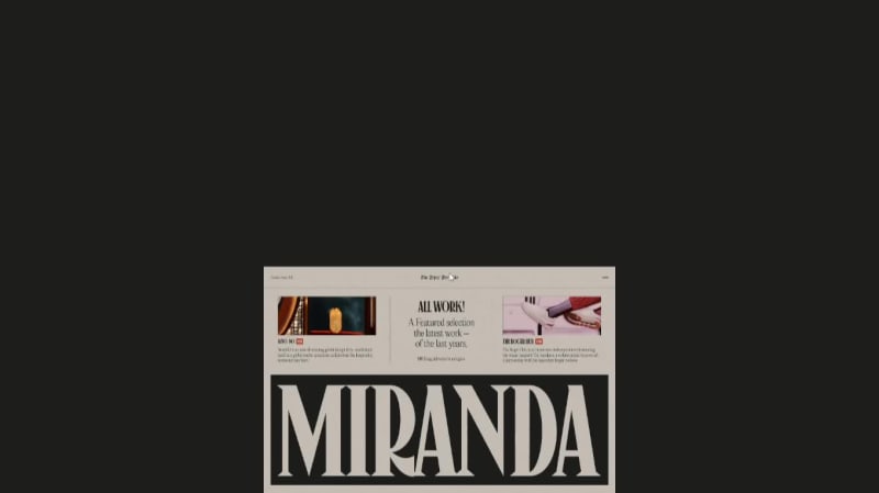 Screenshot of Miranda
