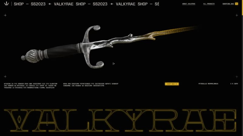 Screenshot of Valkyrae Store