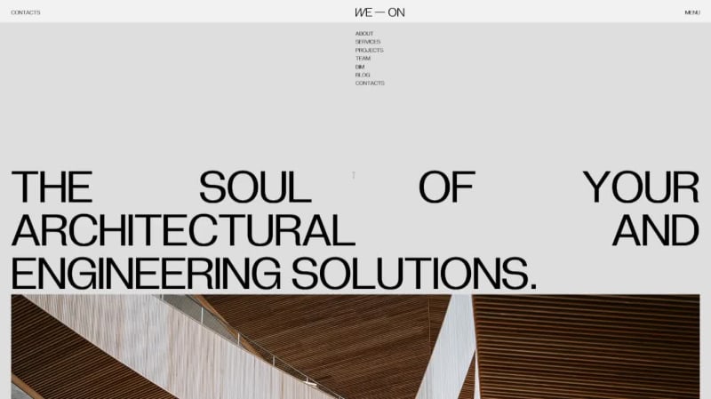Screenshot of WE-ON