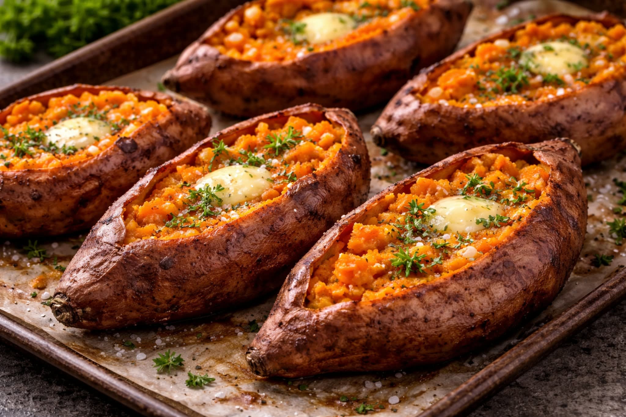 BAKED SWEET POTATOES
