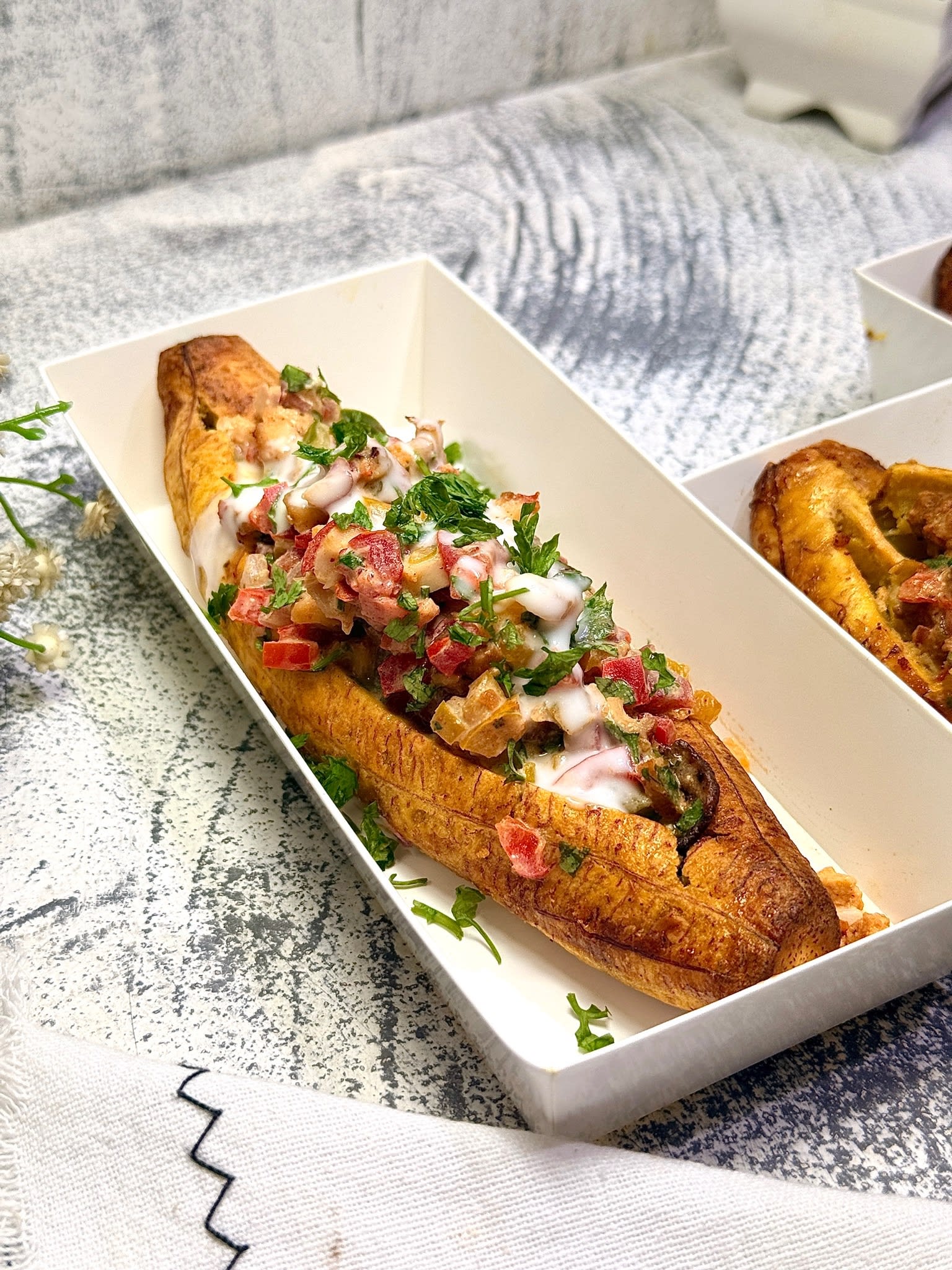 Plantain & Prawn Tacos