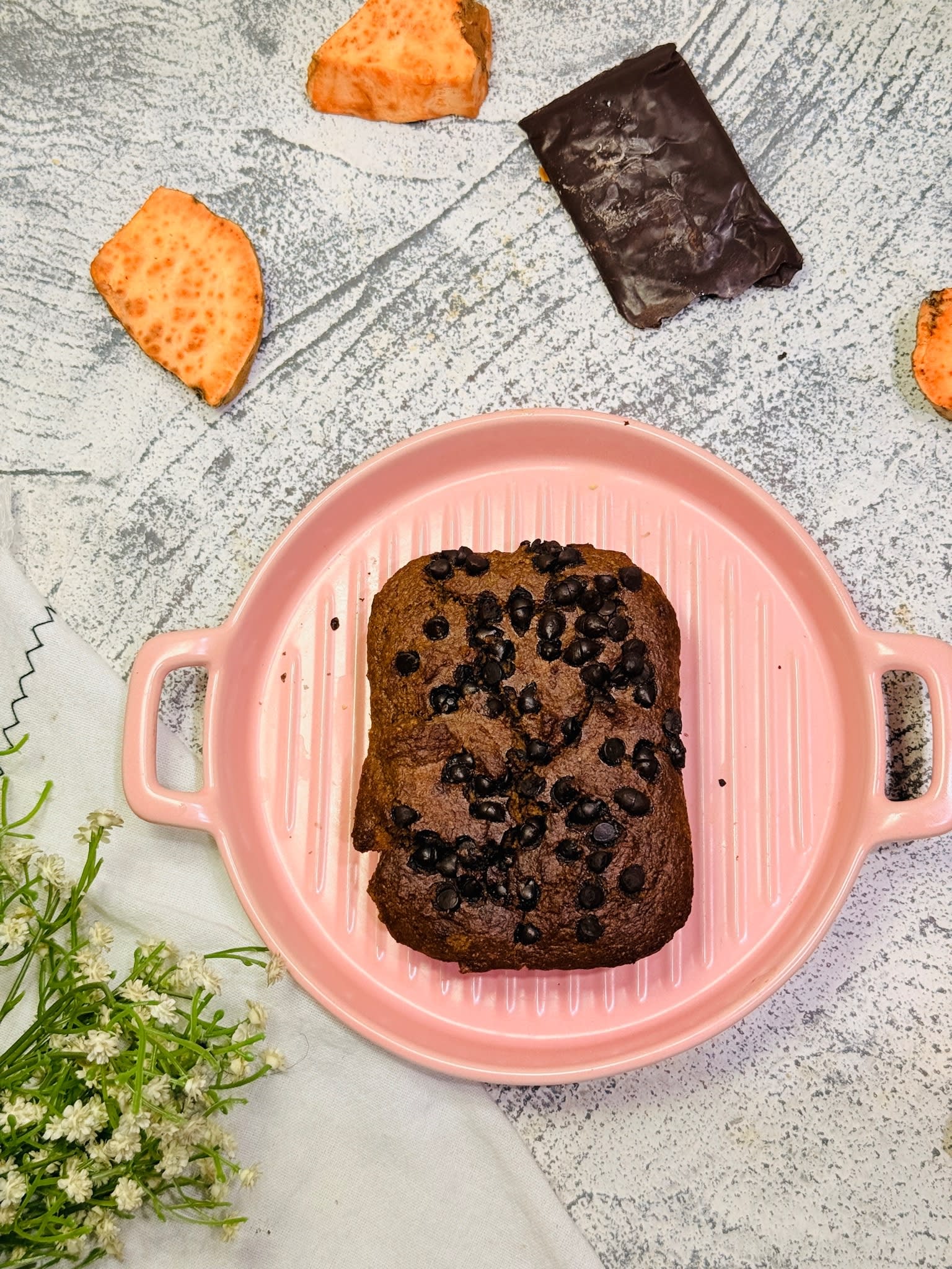 Sweet Potato Cake : Dark Chocolate flavour