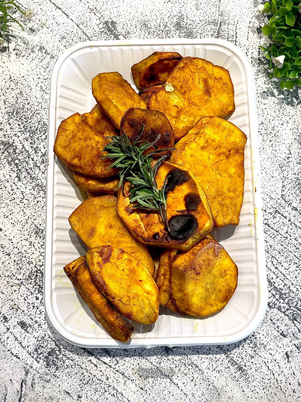 Oven Baked sweet potatoes ( 500g )
