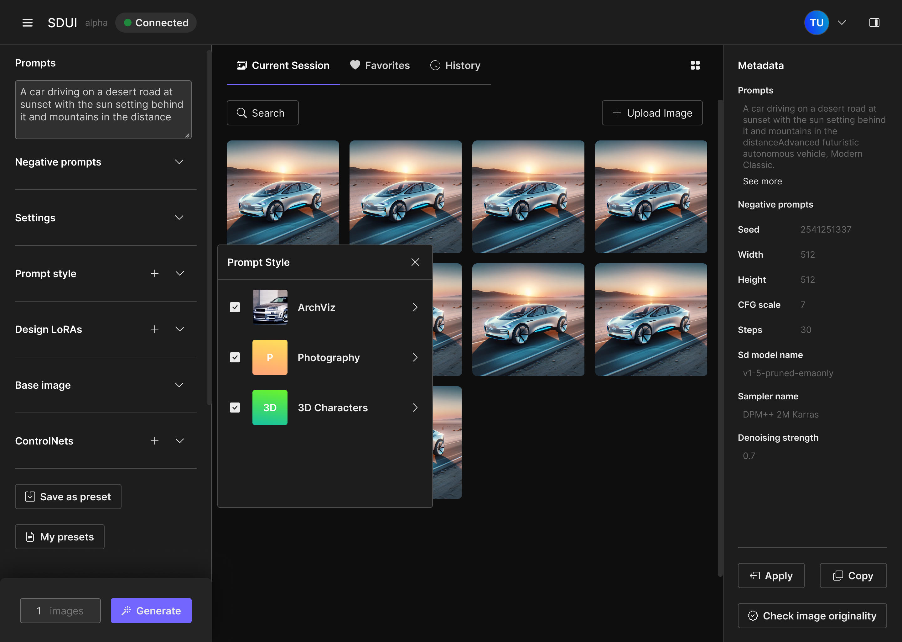 Stable Diffusion Editor